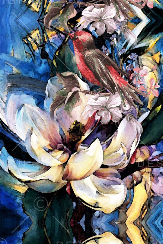 定位花印花华亿平台图片