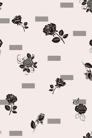 几何花卉印花华亿平台图片