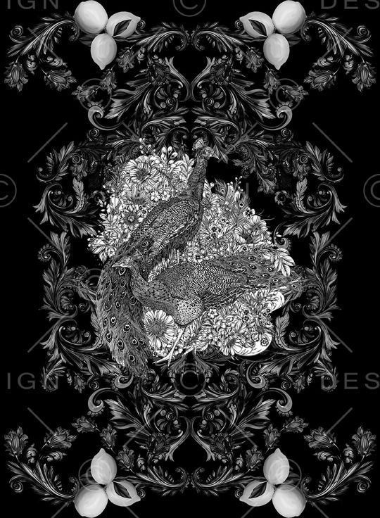 定位花印花华亿平台图片