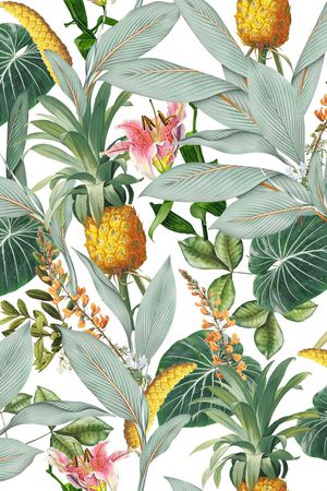 绿植树叶印花华亿平台图片