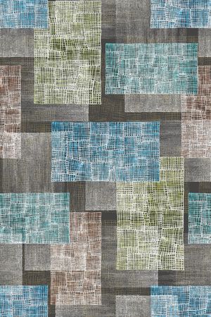 几何花卉印花华亿平台图片