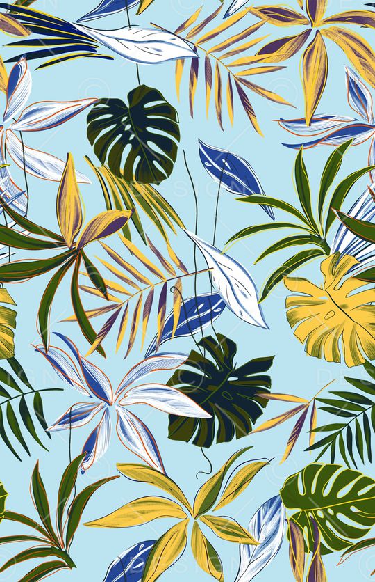 小清新印花华亿平台图片