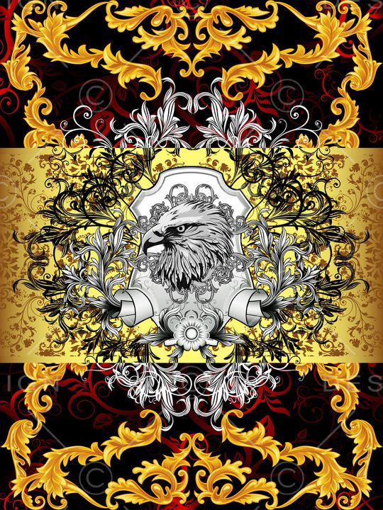 欧式定位花印花华亿平台图片