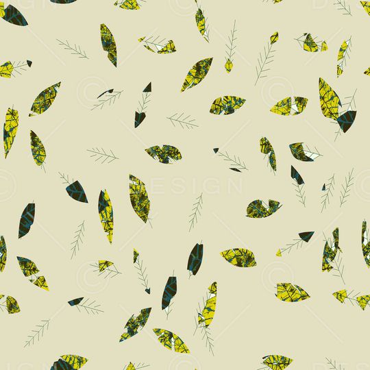 绿植树叶印花华亿平台图片