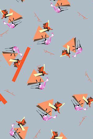 格子印花华亿平台图片