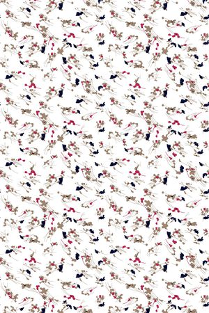 传统纹样印花华亿平台图片