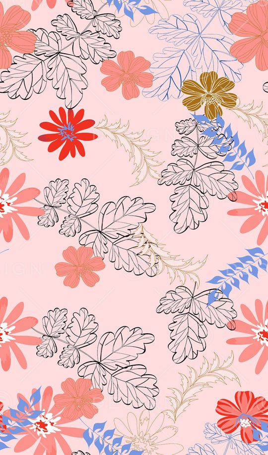 小碎花印花华亿平台图片