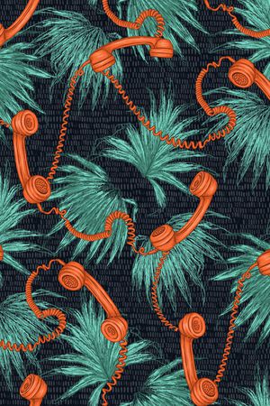 绿植树叶印花华亿平台图片