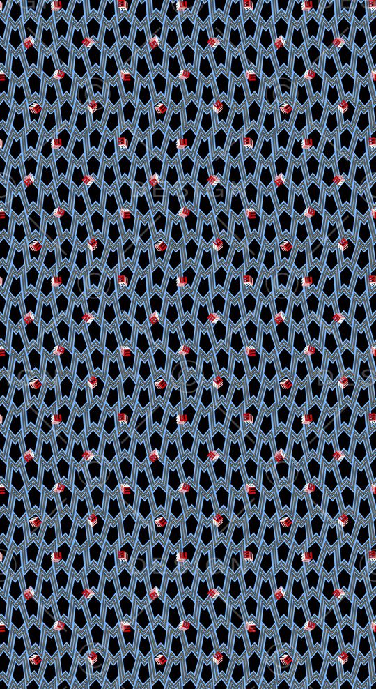 格子印花华亿平台图片