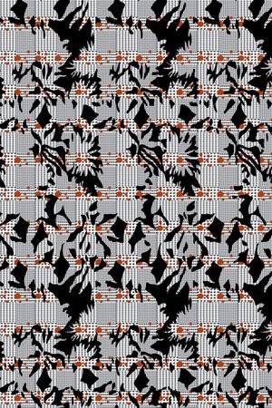 格子印花华亿平台图片