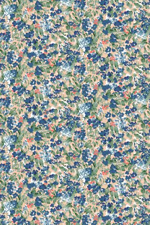 小碎花印花华亿平台图片