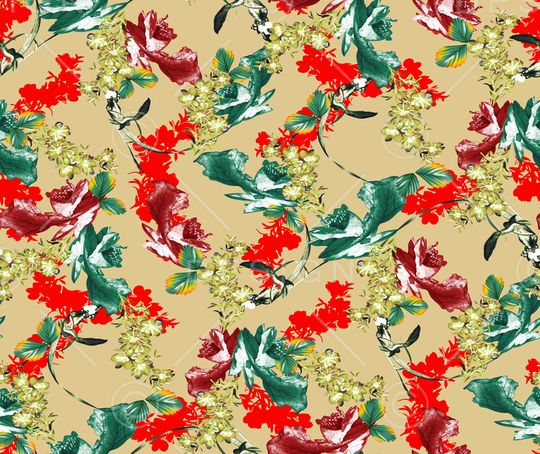 大牌风印花华亿平台图片