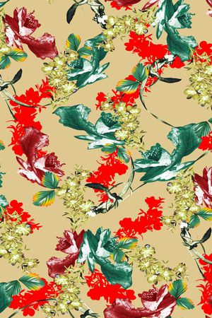 大牌风印花华亿平台图片