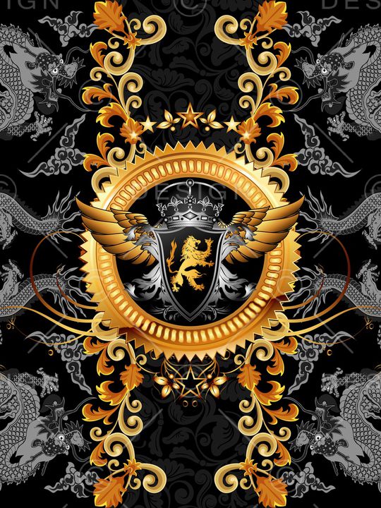 宫廷风印花华亿平台图片