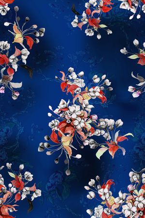 梅花印花华亿平台图片