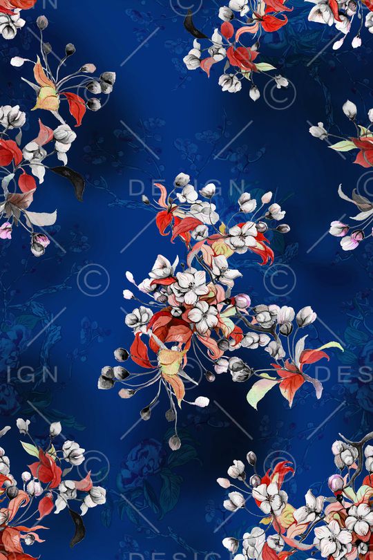 梅花印花华亿平台图片