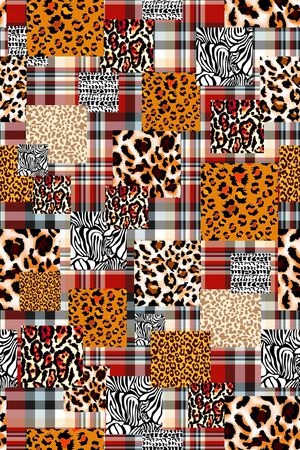 豹纹印花华亿平台图片