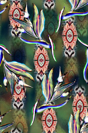 春夏风格印花华亿平台图片