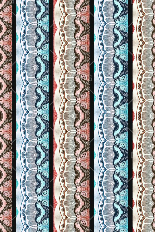 波西米亚印花华亿平台图片