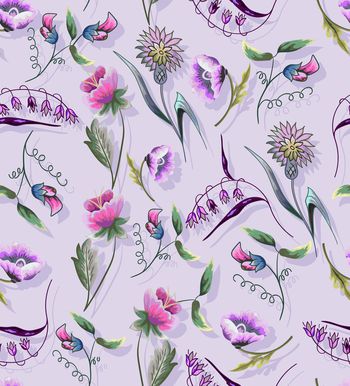 绿植树叶印花华亿平台图片