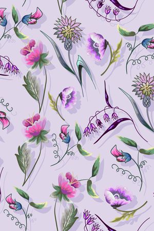 绿植树叶印花华亿平台图片