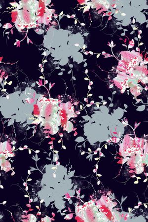 绿植树叶印花华亿平台图片