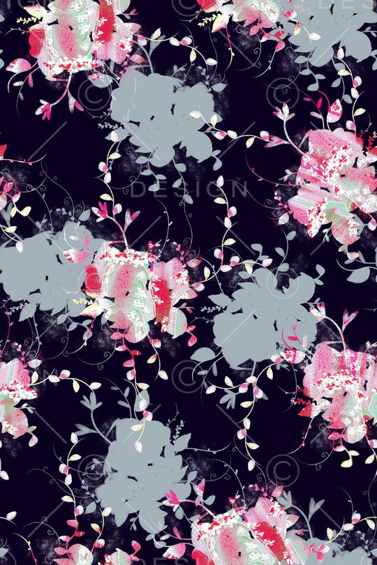 绿植树叶印花华亿平台图片