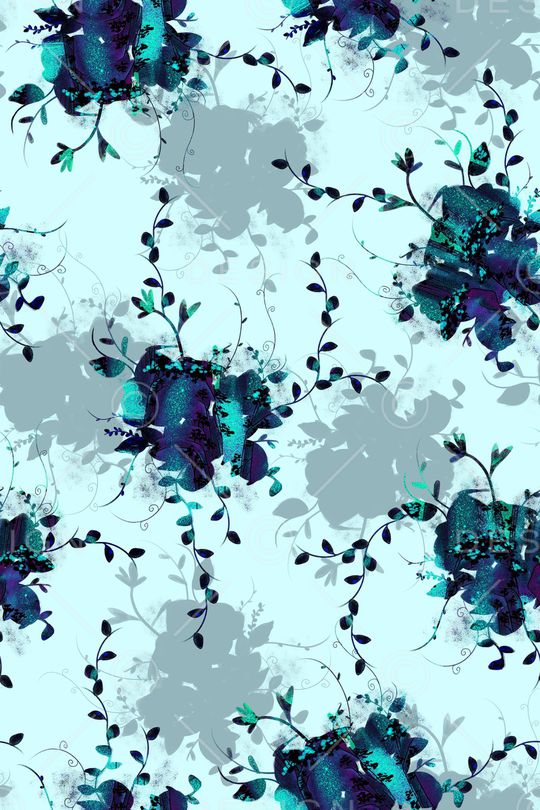 绿植树叶印花华亿平台图片