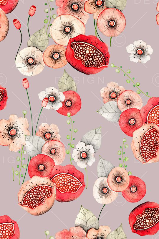 彩底花卉印花华亿平台图片