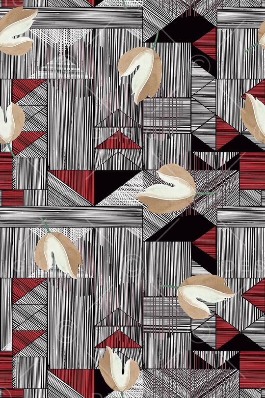 彩底花卉印花华亿平台图片