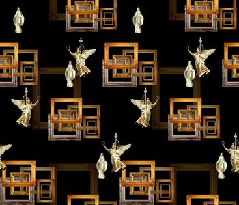 彩底花卉印花华亿平台图片