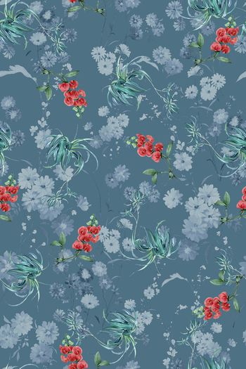 彩底花卉印花华亿平台图片