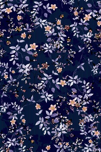 彩底花卉印花华亿平台图片