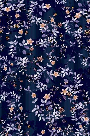 彩底花卉印花华亿平台图片