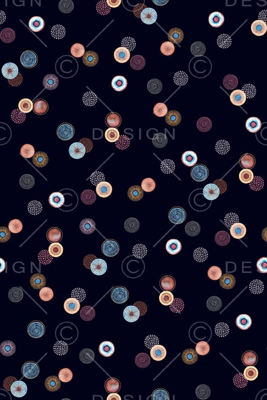 彩底花卉印花华亿平台图片