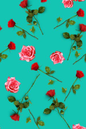 清爽底花卉印花华亿平台图片