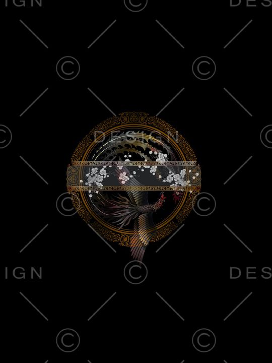 胸前独幅印花华亿平台图片