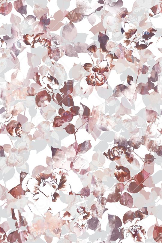 抽象花卉印花华亿平台图片