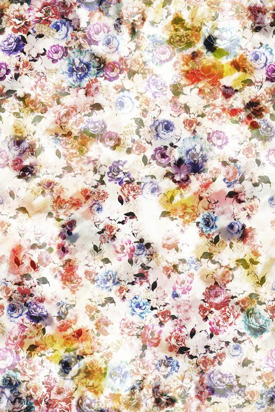 抽象花卉印花华亿平台图片