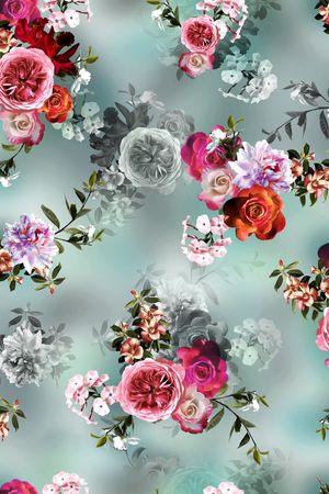 绿植树叶印花华亿平台图片