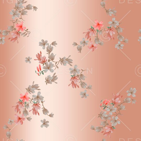 彩底花卉印花华亿平台图片