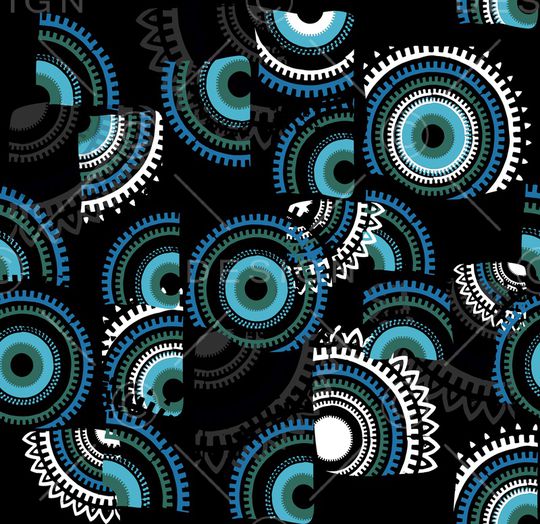 民族花卉印花华亿平台图片