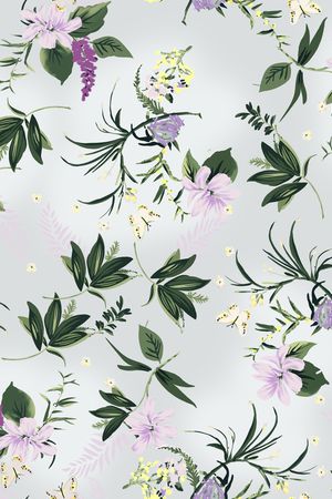 彩底花卉印花华亿平台图片