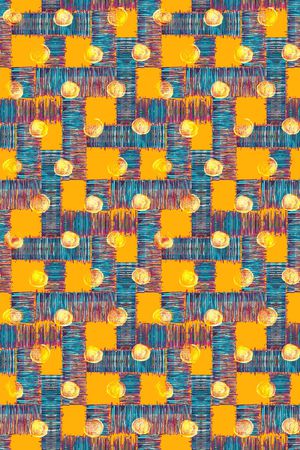 格子印花华亿平台图片