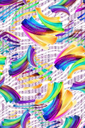 手绘印花华亿平台图片