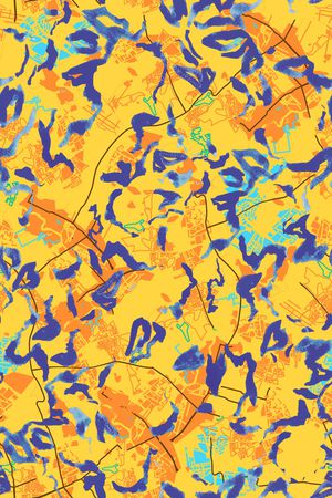 线条印花华亿平台图片