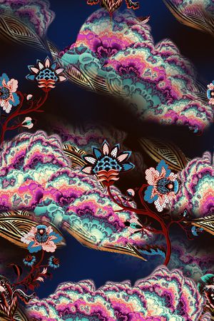 祥云印花华亿平台图片