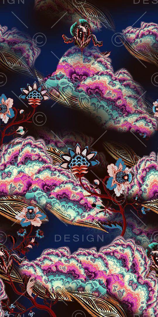 祥云印花华亿平台图片