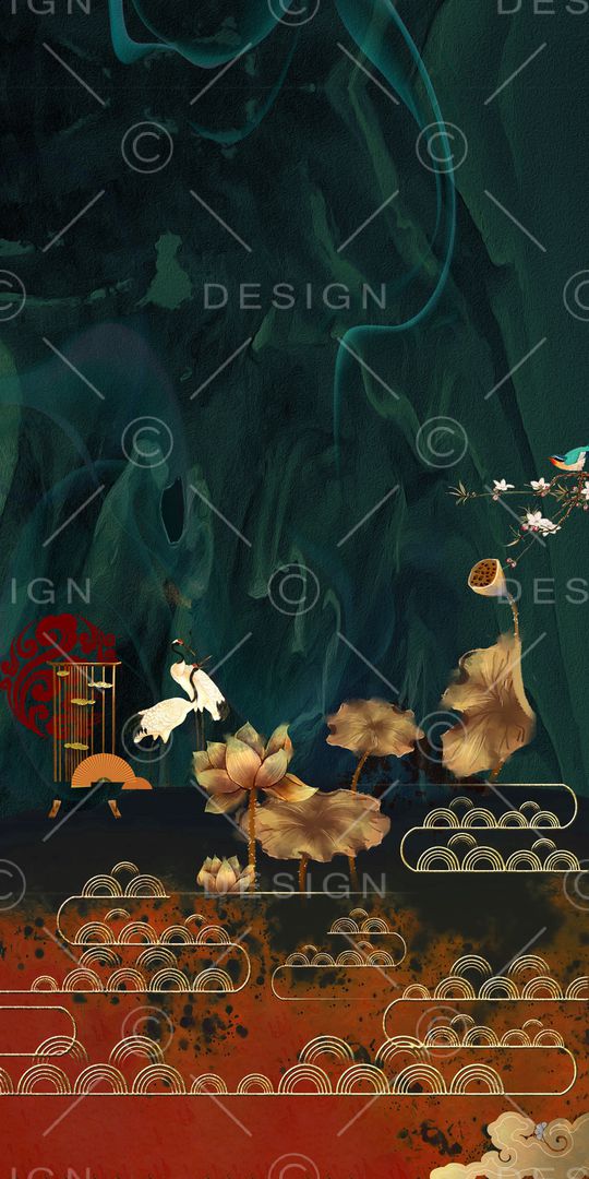 动物花卉印花华亿平台图片