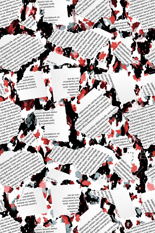 几何花卉印花华亿平台图片